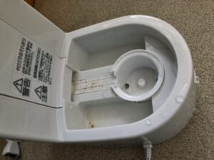 水タンクをはずした状態